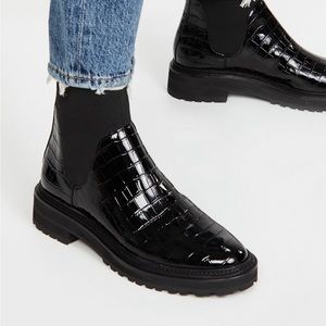 Loeffler Randall Chelsea Crocodile Boot